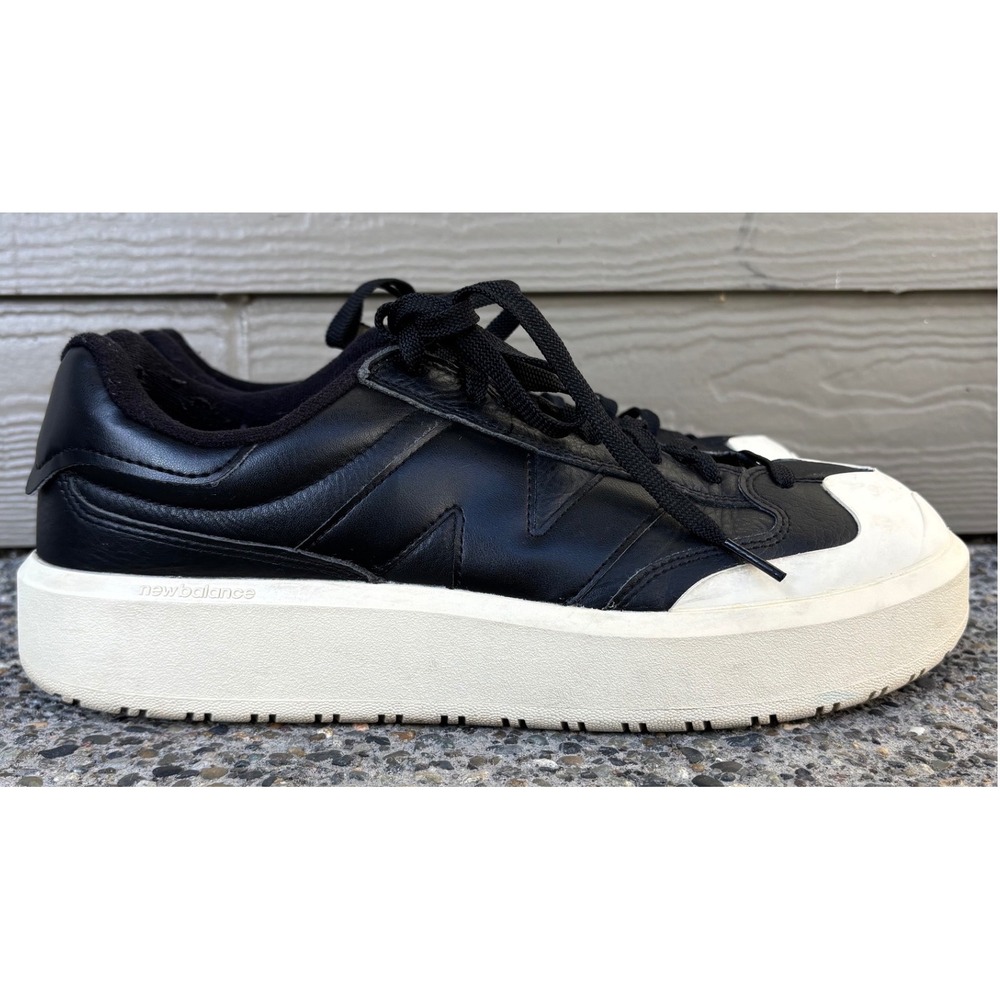 New Balance CT302 Black White Leather Platform Sneakers Men's 12 CT302LD